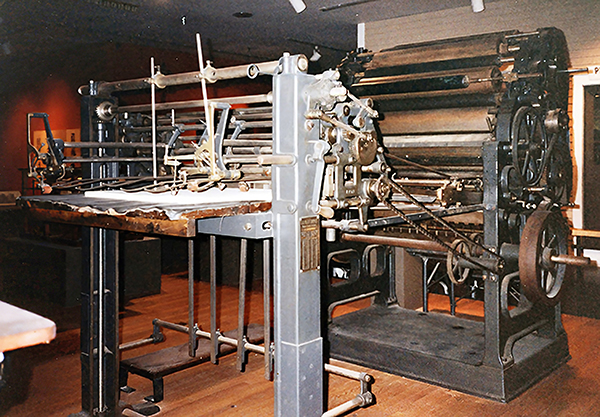 Ira Rubel press at the Smithsonion Institute