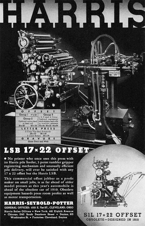 Harris LSB advertisement